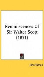 reminiscences of sir walter scott_cover