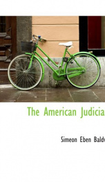 the american judiciary_cover