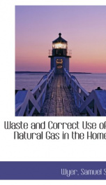 waste and correct use of natural gas in the home_cover