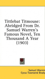 tittlebat titmouse abridged from dr samuel warrens famous novel ten thousand_cover