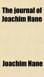 the journal of joachim hane_cover