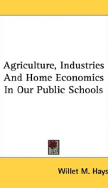 agriculture industries and home economics in our public schools_cover