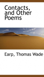 contacts and other poems_cover