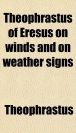 theophrastus of eresus on winds and on weather signs_cover