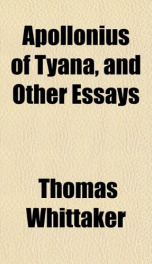 apollonius of tyana and other essays_cover
