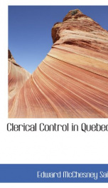 clerical control in quebec_cover