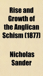 rise and growth of the anglican schism_cover