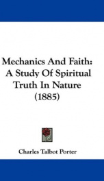 mechanics and faith a study of spiritual truth in nature_cover