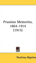 prussian memories 1864 1914_cover