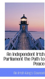 an independent irish parliament the path to peace_cover