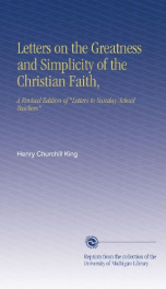 letters on the greatness and simplicity of the christian faith_cover