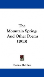 The Mountain Spring and Other Poems_cover