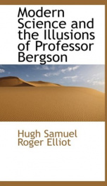 modern science and the illusions of professor bergson_cover