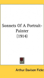 sonnets of a portrait painter_cover