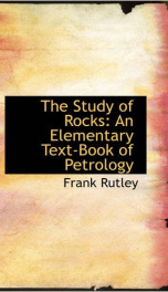 the study of rocks an elementary text book of petrology_cover