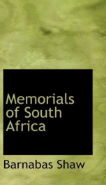 memorials of south africa_cover