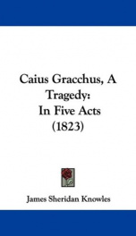 caius gracchus a tragedy in five acts_cover