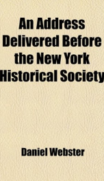 an address delivered before the new york historical society_cover