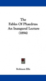 the fables of phaedrus_cover