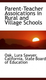 parent teacher assoications in rural and village schools_cover