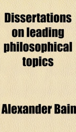 dissertations on leading philosophical topics_cover