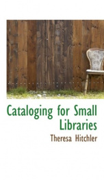 cataloging for small libraries_cover