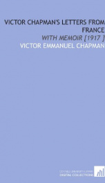 victor chapmans letters from france with memoir_cover