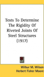 tests to determine the rigidity of riveted joints of steel structures_cover