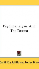 psychoanalysis and the drama_cover