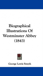 biographical illustrations of westminster abbey_cover