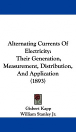alternating currents of electricity their generation measurement distribution_cover