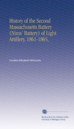 history of the second massachusetts battery nims battery of light artillery_cover