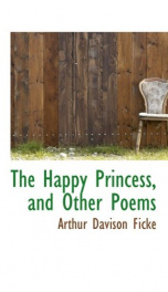 the happy princess and other poems_cover