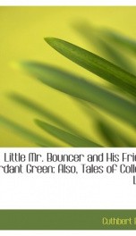little mr bouncer and his friend verdant green also tales of college life_cover