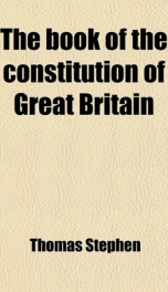 the book of the constitution of great britain_cover