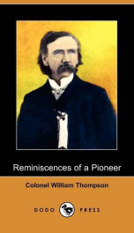 reminiscences of a pioneer_cover