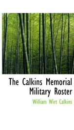 the calkins memorial military roster_cover