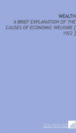 wealth a brief explanation of the causes of economic welfare_cover