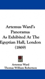 artemus wards panorama as exhibited at the egyptian hall london_cover