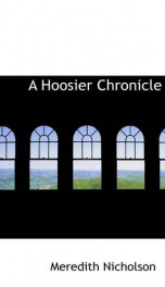 A Hoosier Chronicle_cover