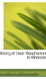 history of flour manufacture in minnesota_cover