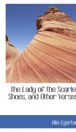 the lady of the scarlet shoes and other verses_cover