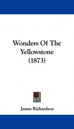 wonders of the yellowstone_cover