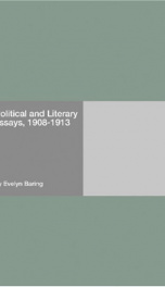 Political and Literary essays, 1908-1913_cover