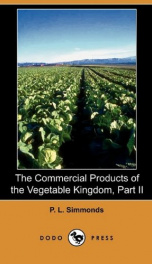 The Commercial Products of the Vegetable Kingdom_cover