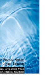 the practical methods of organic chemistry_cover