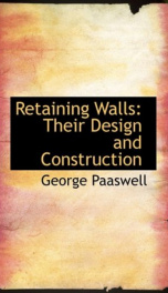 retaining walls their design and construction_cover