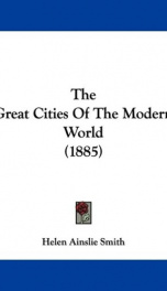 the great cities of the modern world_cover