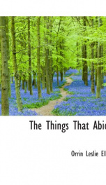 the things that abide_cover