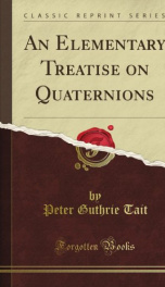 an elementary treatise on quaternions_cover